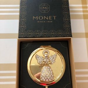 NIB Monet Compact Mirror, 2 sided mirror
